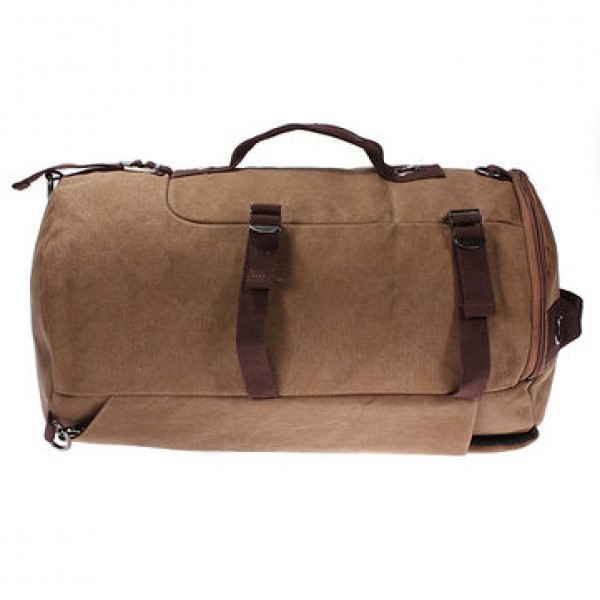 Vintage Canvas Travel Backpack Rucksack  Camping Hiking Bag