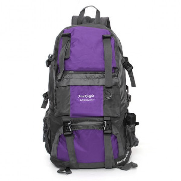50L 210D Waterproof Nylon Backpack Camping Hiking Mountaineering Rucksack