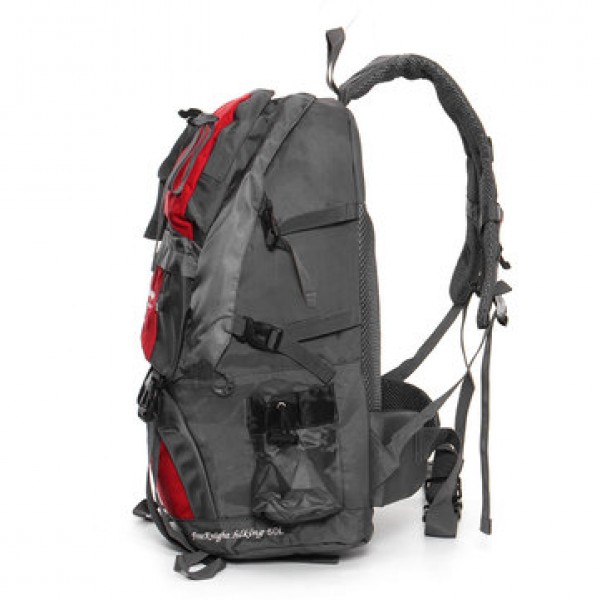 50L 210D Waterproof Nylon Backpack Camping Hiking Mountaineering Rucksack
