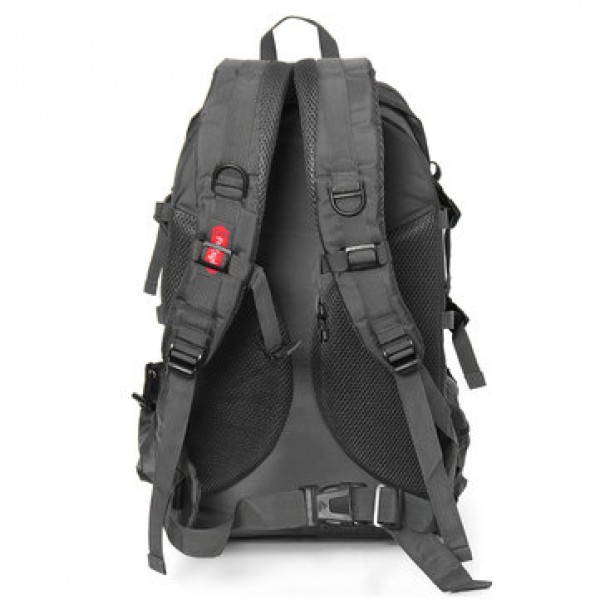 50L 210D Waterproof Nylon Backpack Camping Hiking Mountaineering Rucksack