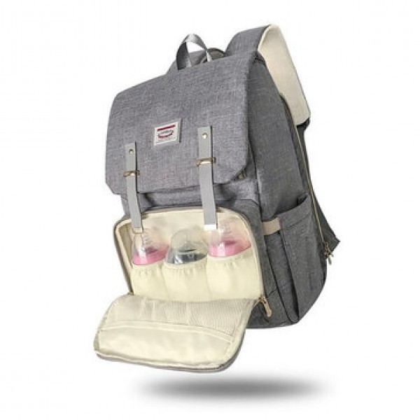 19L Mummy Backpack Baby Diaper Nappy Bag Large Capacity Women Storage Pouch Outdoor Travel