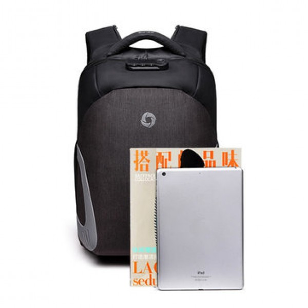 Men Anti Theft Laptop Backpack Waterproof Storage Bag Rucksack With USB Charging Port For Outdoor Business Travel