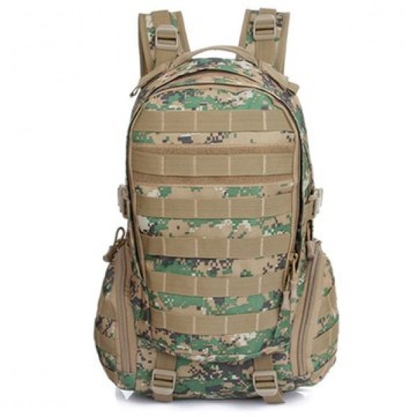 Outdoor Nylon Backpack Rucksack Camping Hiking Trekking Camouflage Bag Pack