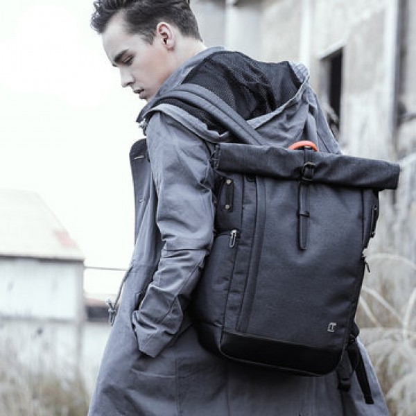 Men Outdoor Travel Business Backpack 25L 15.6 Inch Laptop USB Charging Antitheft Waterproof Backpack
