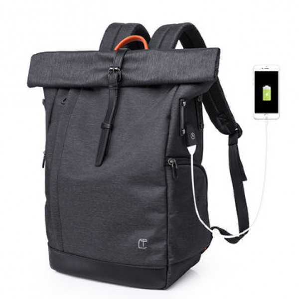 Men Outdoor Travel Business Backpack 25L 15.6 Inch Laptop USB Charging Antitheft Waterproof Backpack