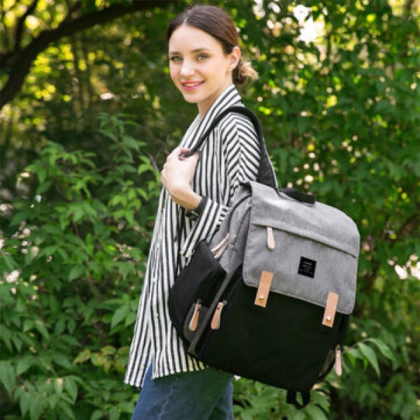 20L Baby Diaper Bag Organizer Shoulder Bag Multi-function Camping Waterproof Mummy Nursing Backpack