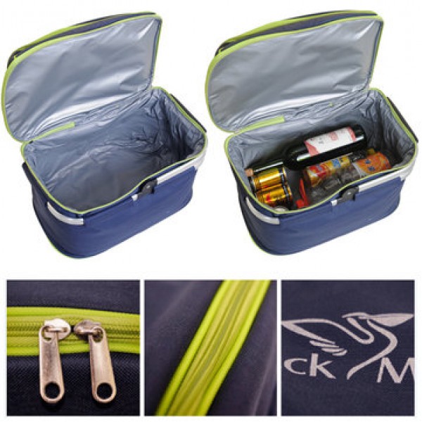 Trackman Camping Hiking 25L Picnic Basket Outdoor Portable Folding Handheld Large Food Storage Bags