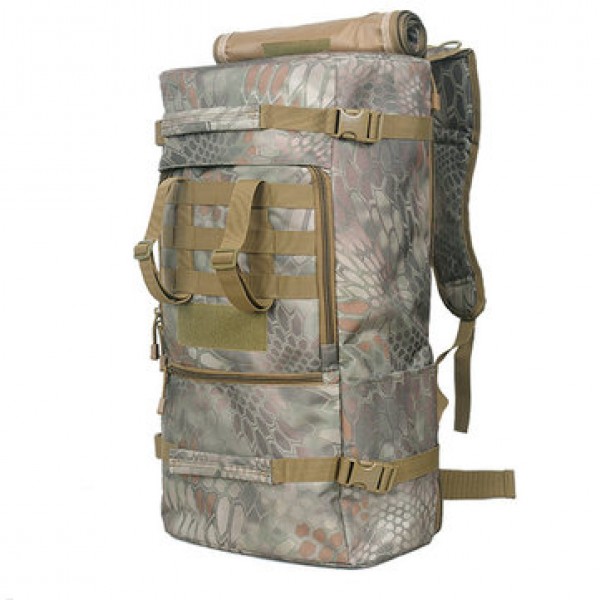 Outdoor 45L Trekking Camping Backpack Rucksack Camoflage Hiking Bag Pack