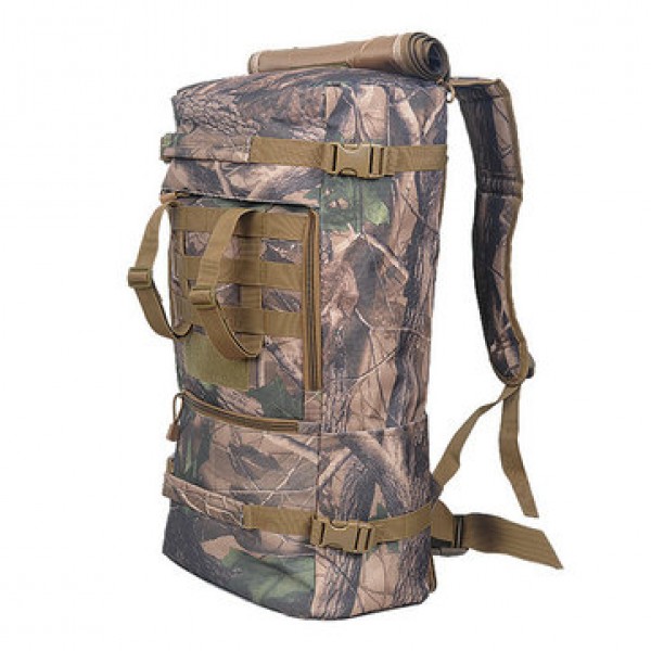 Outdoor 45L Trekking Camping Backpack Rucksack Camoflage Hiking Bag Pack