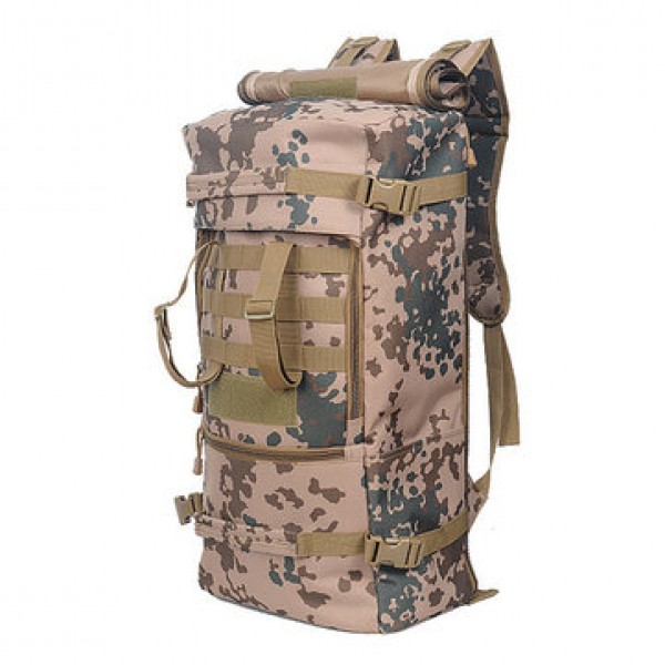 Outdoor 45L Trekking Camping Backpack Rucksack Camoflage Hiking Bag Pack