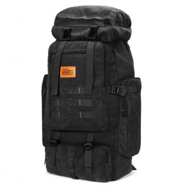 56-75L Canvas Military Rucksacks Outdoor Tactical ...