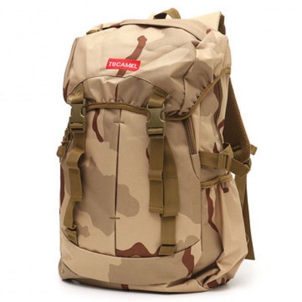 Canvas Outdoor Rucksack Camping Travel Hiking Sport Satchel Backpack School Bag