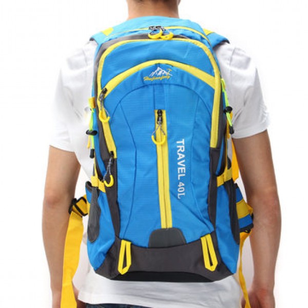 40L Unisex Waterproof Sports Backpack Rucksack Outdoor Travel Climbing Shoulder Bag Pack