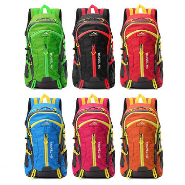40L Unisex Waterproof Sports Backpack Rucksack Outdoor Travel Climbing Shoulder Bag Pack