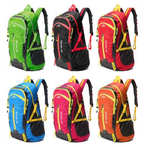 40L Unisex Waterproof Sports Backpack Rucksack Outdoor Travel Climbing Shoulder Bag Pack