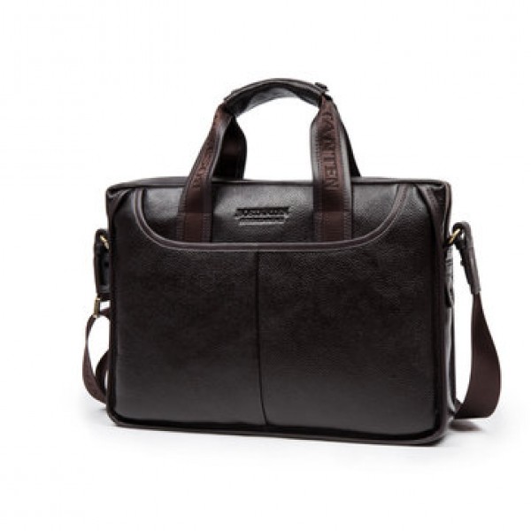 BOSTANTEN Genuine Leather Cowhide Crossbody Messenger Bag Briefcase Business Laptop Handbag