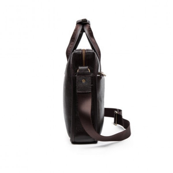 BOSTANTEN Genuine Leather Cowhide Crossbody Messenger Bag Briefcase Business Laptop Handbag