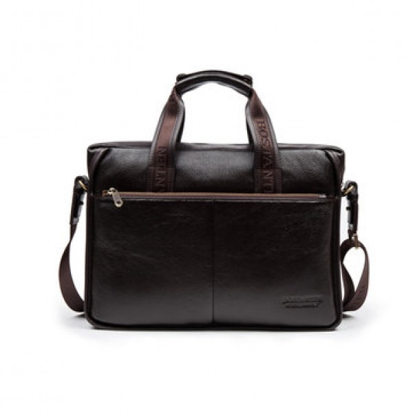 BOSTANTEN Genuine Leather Cowhide Crossbody Messenger Bag Briefcase Business Laptop Handbag