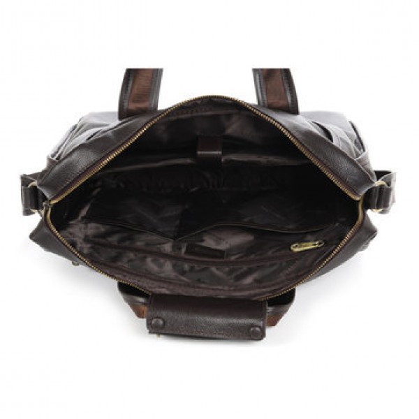 BOSTANTEN Genuine Leather Cowhide Crossbody Messenger Bag Briefcase Business Laptop Handbag
