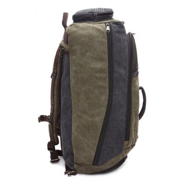 Outdoor Multifunction Travel Bag Large Capacity Hiking Backpack Canvas Bag for Men