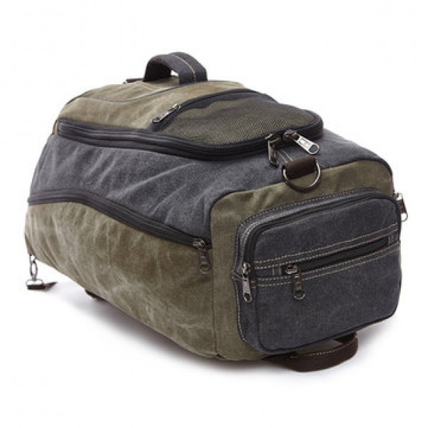 Outdoor Multifunction Travel Bag Large Capacity Hiking Backpack Canvas Bag for Men