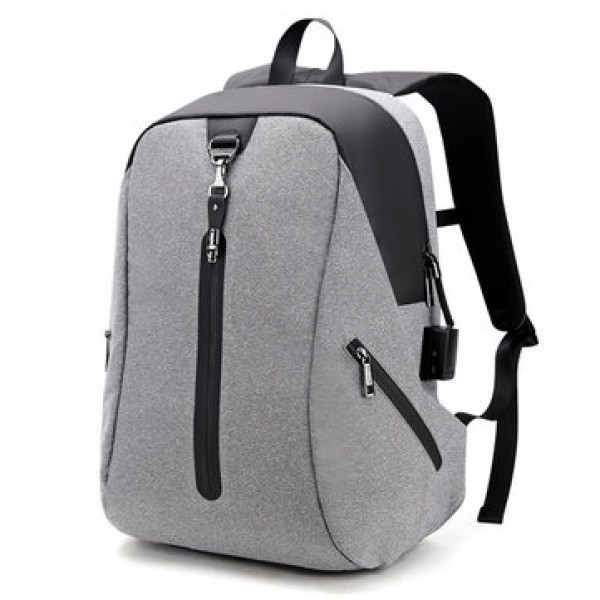 Alarm System Men Anti-theft Backpack Water Repelle...
