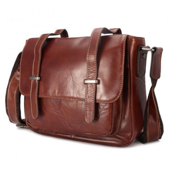 Ekphero&reg; Genuine Leather Shoulder Bag Oil ...