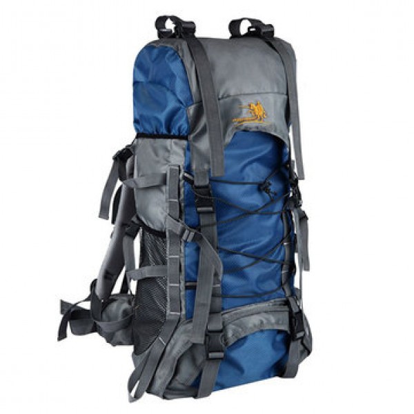 60L Outdoor Trekking Backpack Waterproof Nylon Travel Bag Camping Bag
