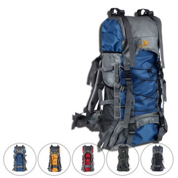 60L Outdoor Trekking Backpack Waterproof Nylon Travel Bag Camping Bag