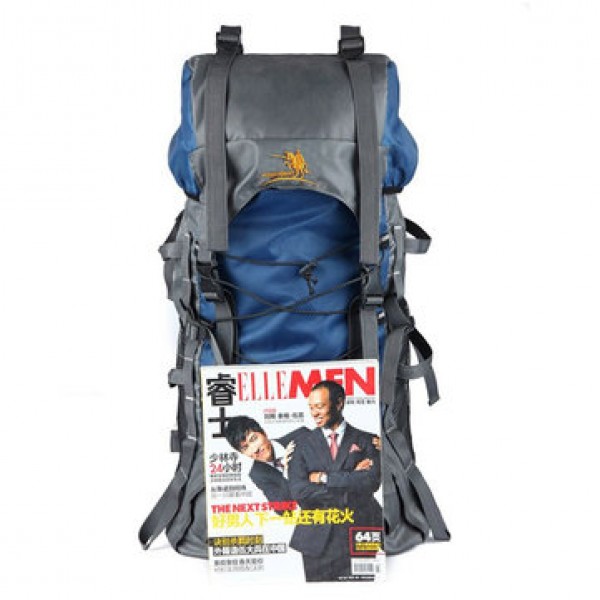 60L Outdoor Trekking Backpack Waterproof Nylon Travel Bag Camping Bag