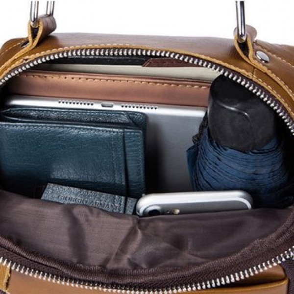 Casual Genuine Leather Business Crossbody Bag For Men