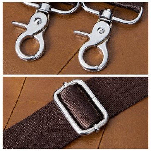 Casual Genuine Leather Business Crossbody Bag For Men