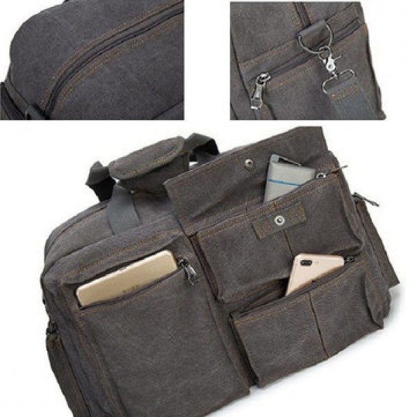 Big Capacity Canvas Travel Handbag Sport Crossbody Luggage Bag Shoulder Bag for Men