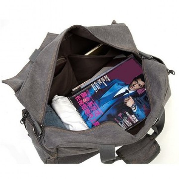 Big Capacity Canvas Travel Handbag Sport Crossbody Luggage Bag Shoulder Bag for Men