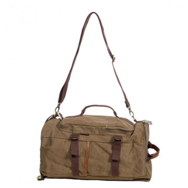 KAUKKO Vintage Canvas Messenger Rucksack Outdoor Hiking Camping Backpacks