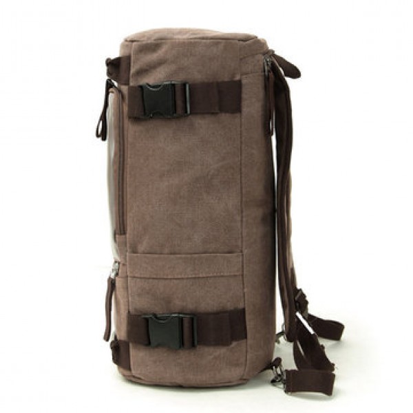 Canvas Large Capacity Retro Travel Backpack Laptop Crossbody Bag
