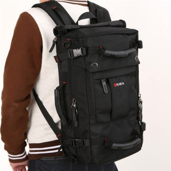 KAKA Multipurpose Nylon Men Schoolbag Computer Travel High-Capacity Backpacks Tactical Bag