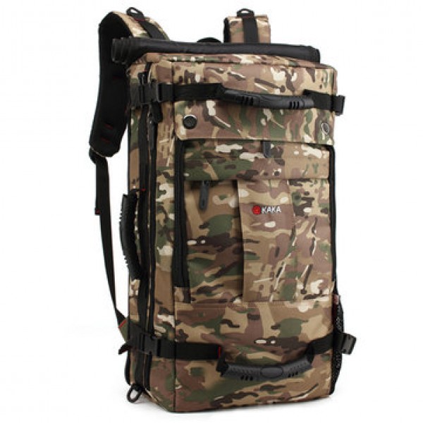 KAKA Multipurpose Nylon Men Schoolbag Computer Travel High-Capacity Backpacks Tactical Bag