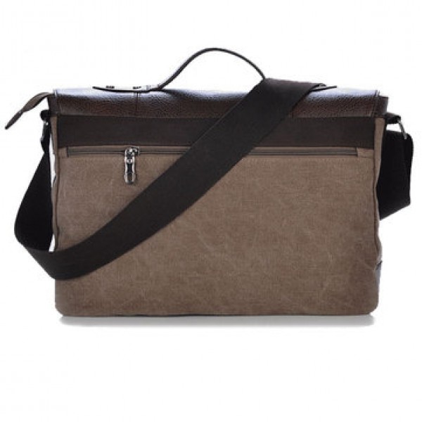 Mens Shoulder Casual Business Canvas Messenger Bag