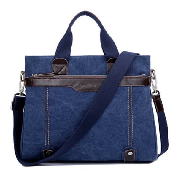 Canvas Waterproof Vintage Crossbody Bag Handbag Business Shoulder Bag For Men
