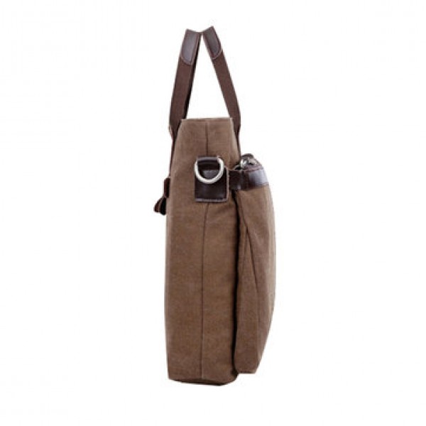 Canvas Waterproof Vintage Crossbody Bag Handbag Business Shoulder Bag For Men