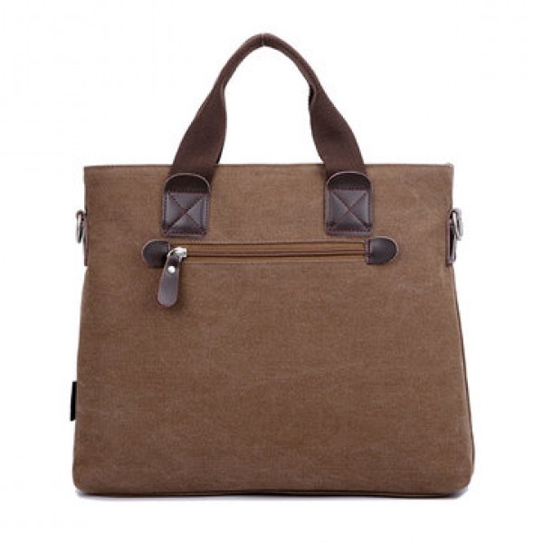 Canvas Waterproof Vintage Crossbody Bag Handbag Business Shoulder Bag For Men
