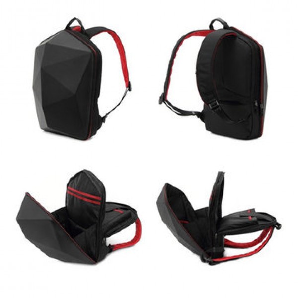 KINGSLONG Men Polygon Travel Bag Solid Casual Backpack