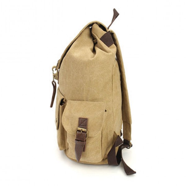 Casual Vintage Men Backpacks Canvas Women Backpack School Bags