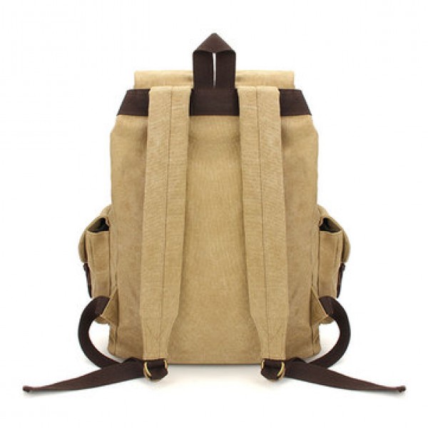 Casual Vintage Men Backpacks Canvas Women Backpack School Bags