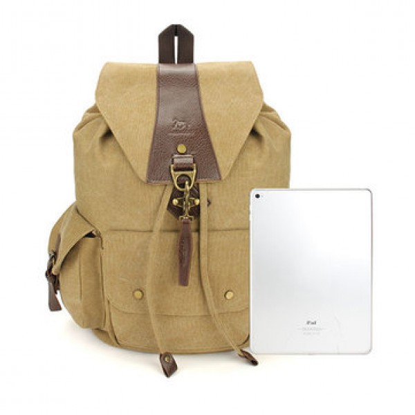 Casual Vintage Men Backpacks Canvas Women Backpack School Bags
