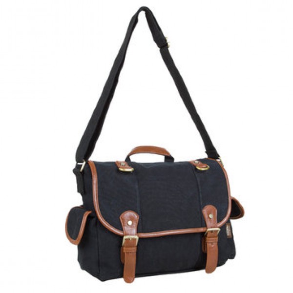 KAUKKO Mens Casual Canvas Shoulder Bag Outdoor Messenger Bags