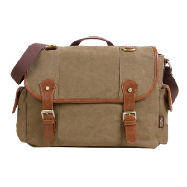 KAUKKO Mens Casual Canvas Shoulder Bag Outdoor Messenger Bags