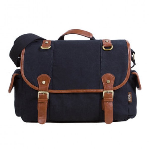 KAUKKO Mens Casual Canvas Shoulder Bag Outdoor Mes...