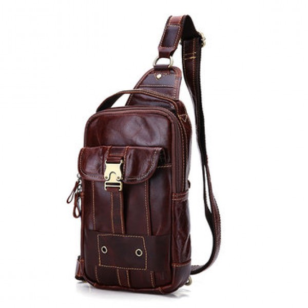 Ekphero&reg; Men Genuine Leather Casual Vintag...